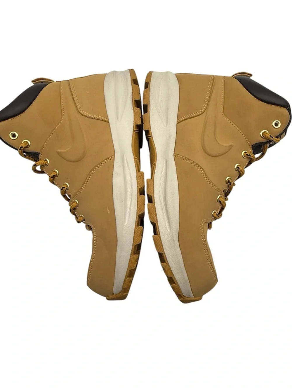 Nike Manoa Leather Boots Haystack Wheat Men’s 9 Water Resistant